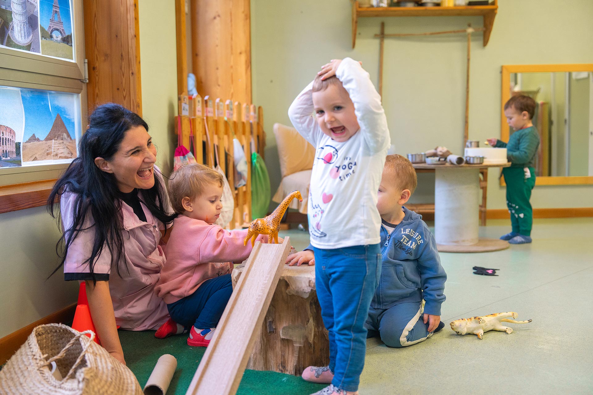 Spazi interni asilo nido San Zeno