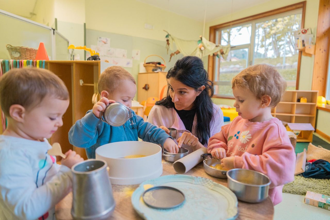 Spazi interni asilo nido San Zeno
