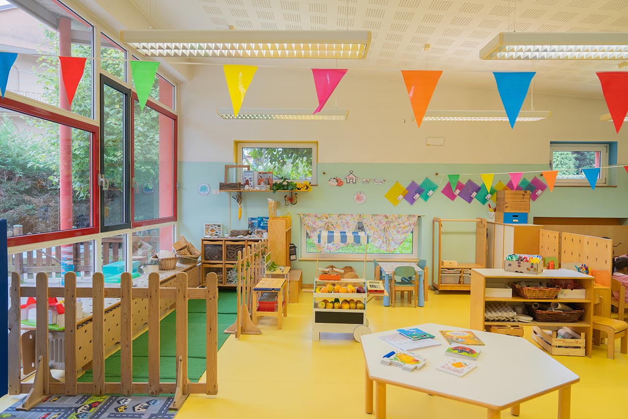 Spazi interni scuola dell'infanzia San Zeno