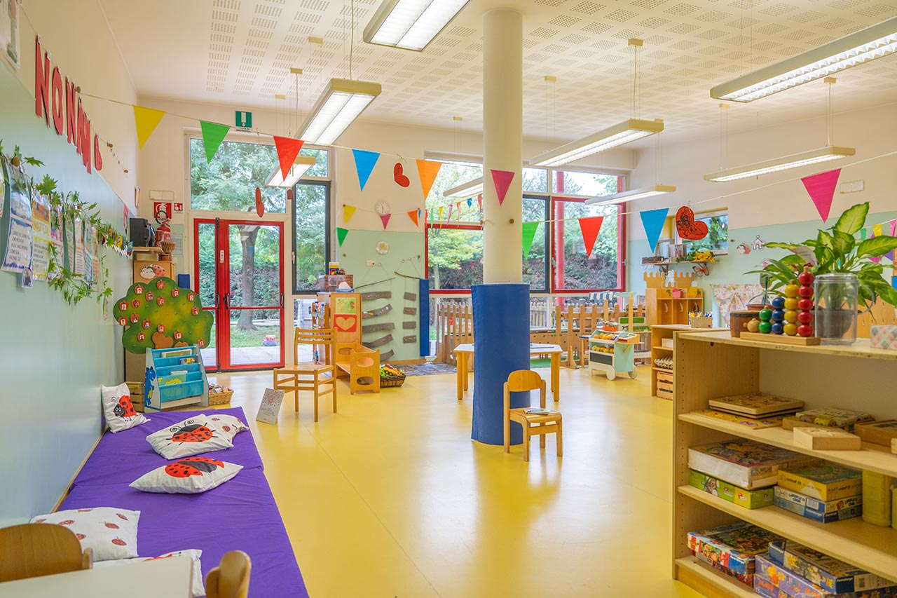 Spazi interni scuola dell'infanzia San Zeno