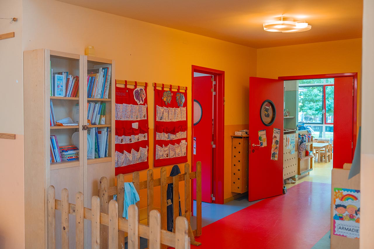 Spazi interni scuola dell'infanzia San Zeno